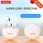 Lenovo HT38 настоящие беспроводные стерео наушники Bluetooth наушники с микрофоном шумоподавление сенсорное управление спортивные гарнитуры стерео бас