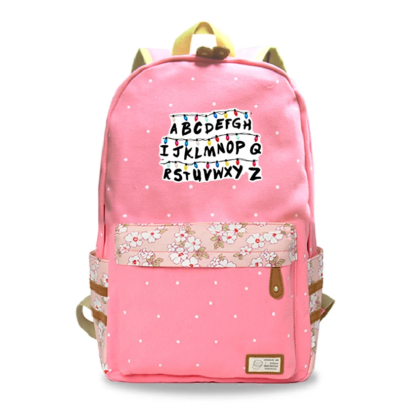Mochila Stranger Things 8 14 Аниме Рюкзак Tassen Sac Dos Цветочный рюкзак Trave Plecak тетрадь школьные