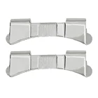 Ремешок из нержавеющей стали для наручных часов, сменный Браслет с изогнутым концом, 19 мм20 мм21 мм22 мм23 мм24 мм, 2 шт.