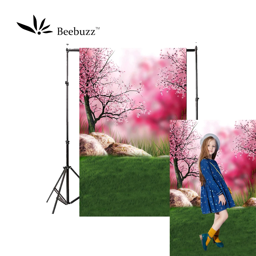 Buzzer photography background cherry blossom tree background photography studio outing outdoor style camera phone