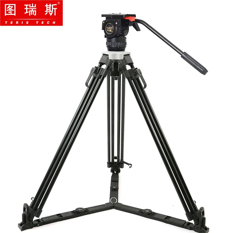 TRIX TS N6L Алюминиевый Комплект штатива для видеокамеры с жидкой головкой нагрузка 7