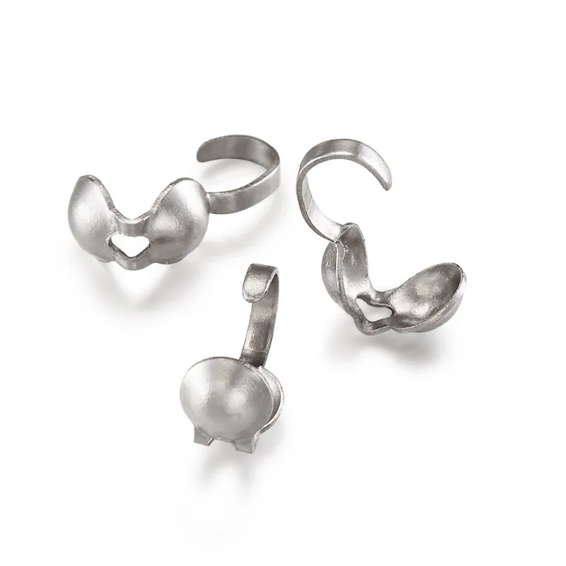 500 шт 304 нержавеющая сталь открытый раскладушка шариковые наконечники для