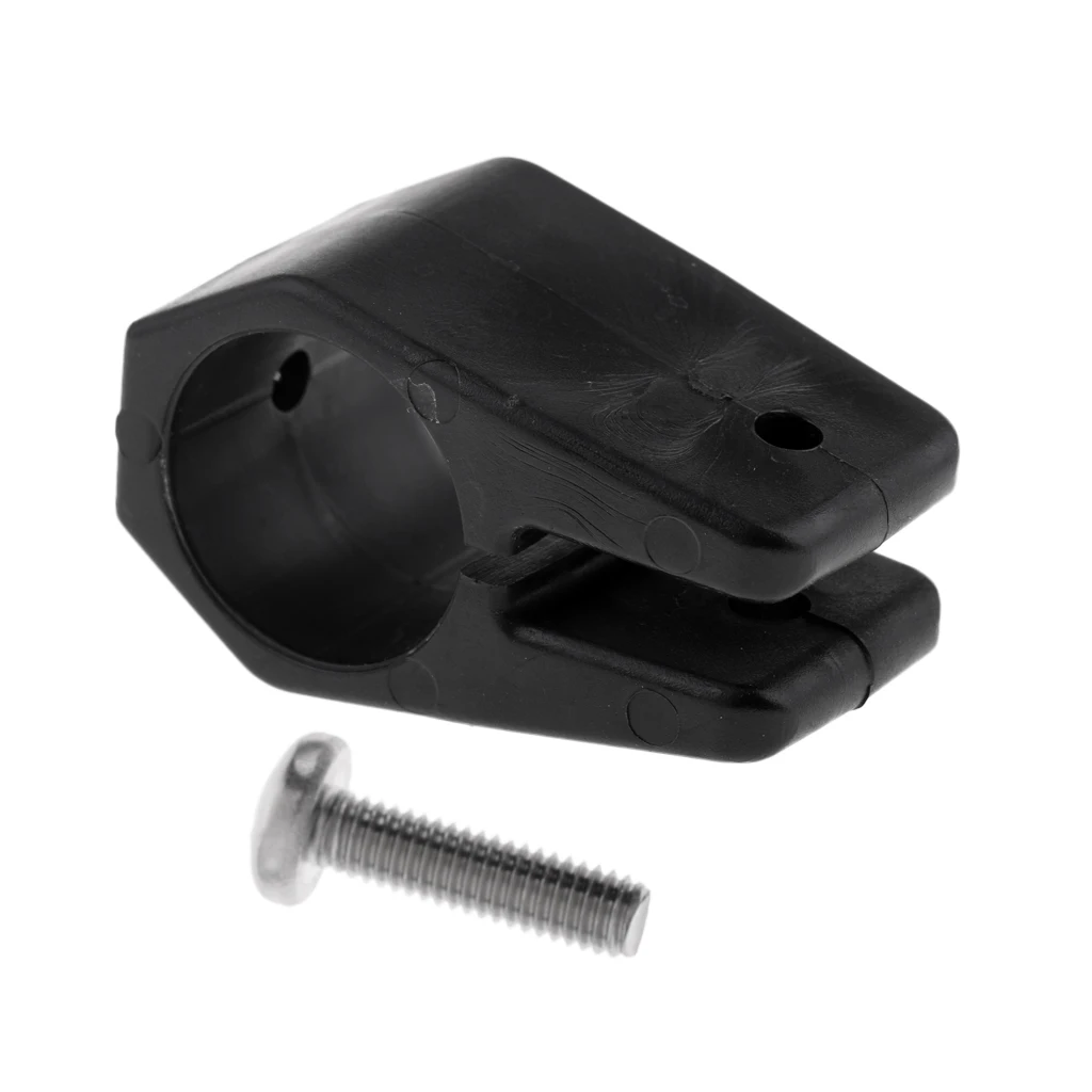 Сверхпрочная лодка Bimini Top Fitting черная нейлоновая Щековая горка для 1 дюйма O.D.