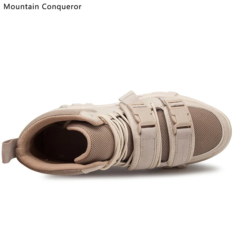 Горные завоеватели сезон осень зима модные мужские ботинки в винтажном стиле