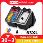 DMYON 63 XL совместимый картридж с чернилами для принтера Hp 63 для Officejet 3833 5255 5258 4520 4650 3830 3831 с чернилами Hp DeskJet 2130 1112 3632 принтер