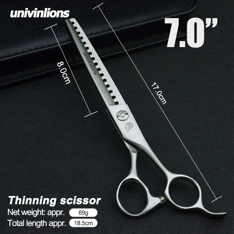 Ножницы с прокладкой для филировки домашних животных инструменты стрижки и 7