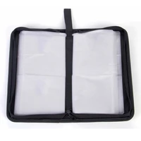 80 sleeve artificial leather tool organizer car large capacity rectangle storage dvd cd bag holder scratch resistant carry case