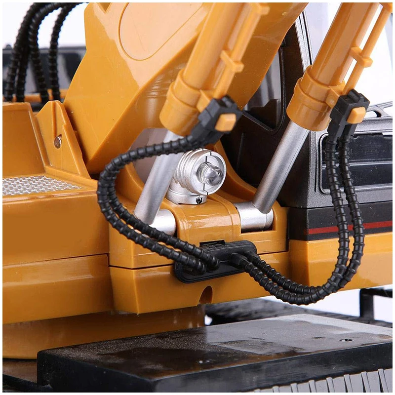 HUINA 1510 RC экскаватор гусеничный 1/16 Электрический экскаватор с дистанционным управлением моделирование инженерное транспортное средство Игрушки для мальчиков