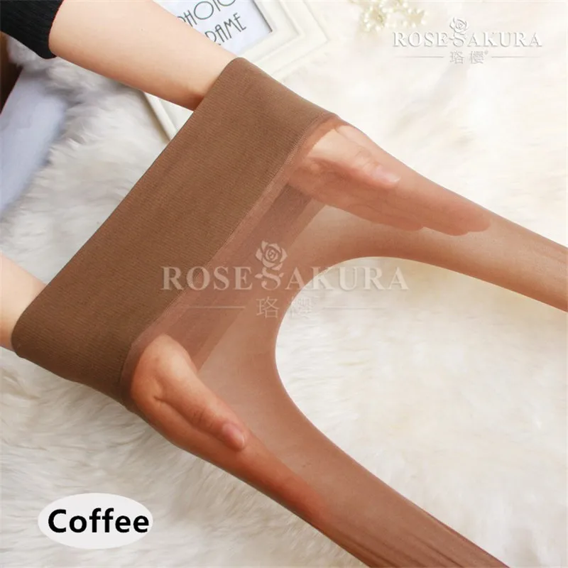 

5Pcs Super Elastic Womens Sexy Seamless Velvet Pantyhose High Waist Transparent Tights Anti Defiler Pantys Mujer Collants Femme