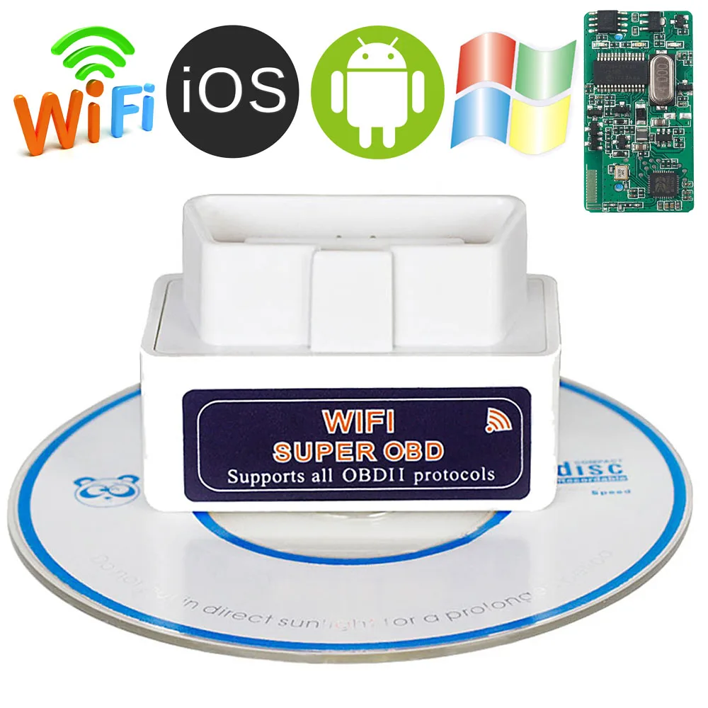 Считыватель кодов ошибок ELM327 OBD2 диагностический инструмент для Renault Nissan Mitsubishi Wi Fi