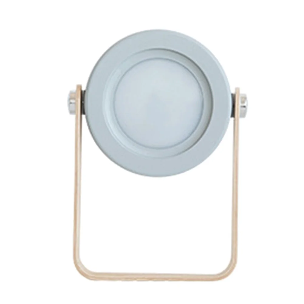 

Портативная лампа-фонарь с деревянной ручкой, портативная многофункциональная Складная маленькая настольная лампа FHJ889