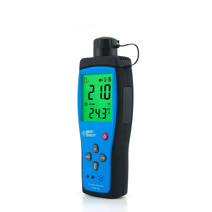 

Portable O2 Air Detector AR8100 Oxygen concentration Measuring Instrument Meter