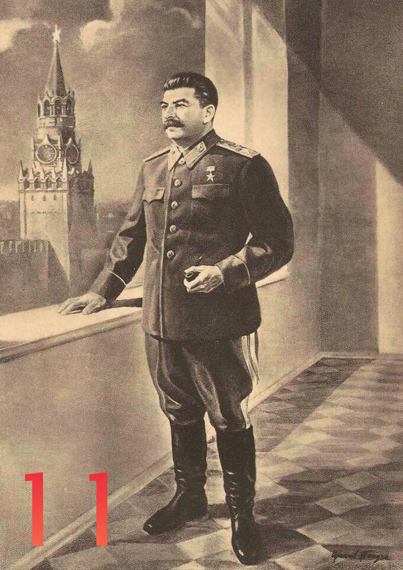 Цвет: желтый Идеальный JL Сталин СССР CCCP домашний Ретро плакат крафт рисунок ядро наклейки на стену SDL01 - Цвет: Цвет: желтый