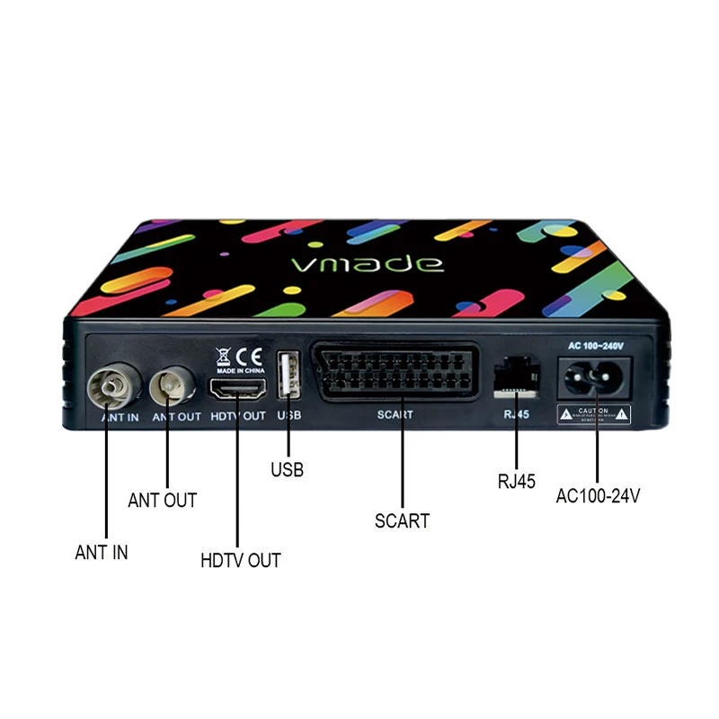 HD цифровой DVB T2 ТВ приемник с Scart DVB-T2 Поддержка H.265 1080P Франция/Италия/Германия