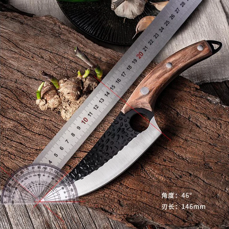 Кухонный нож ручной работы из нержавеющей стали для шеф-повара рыболовный