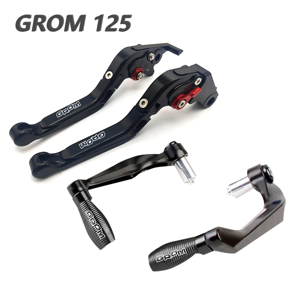 

GROM 125 Levers Guard Handguard For Honda 2014 2015 2016 2017 Aluminum Folding Extendable Motorcycle Brake Clutch Lever