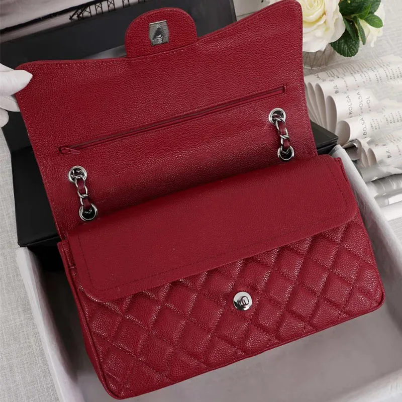 Luxury Handbag Bag For Women Genuine Leather Shoulder Bags Top Quality Fashion Design Lady's Crossbody Quilted Flap Bag Purse