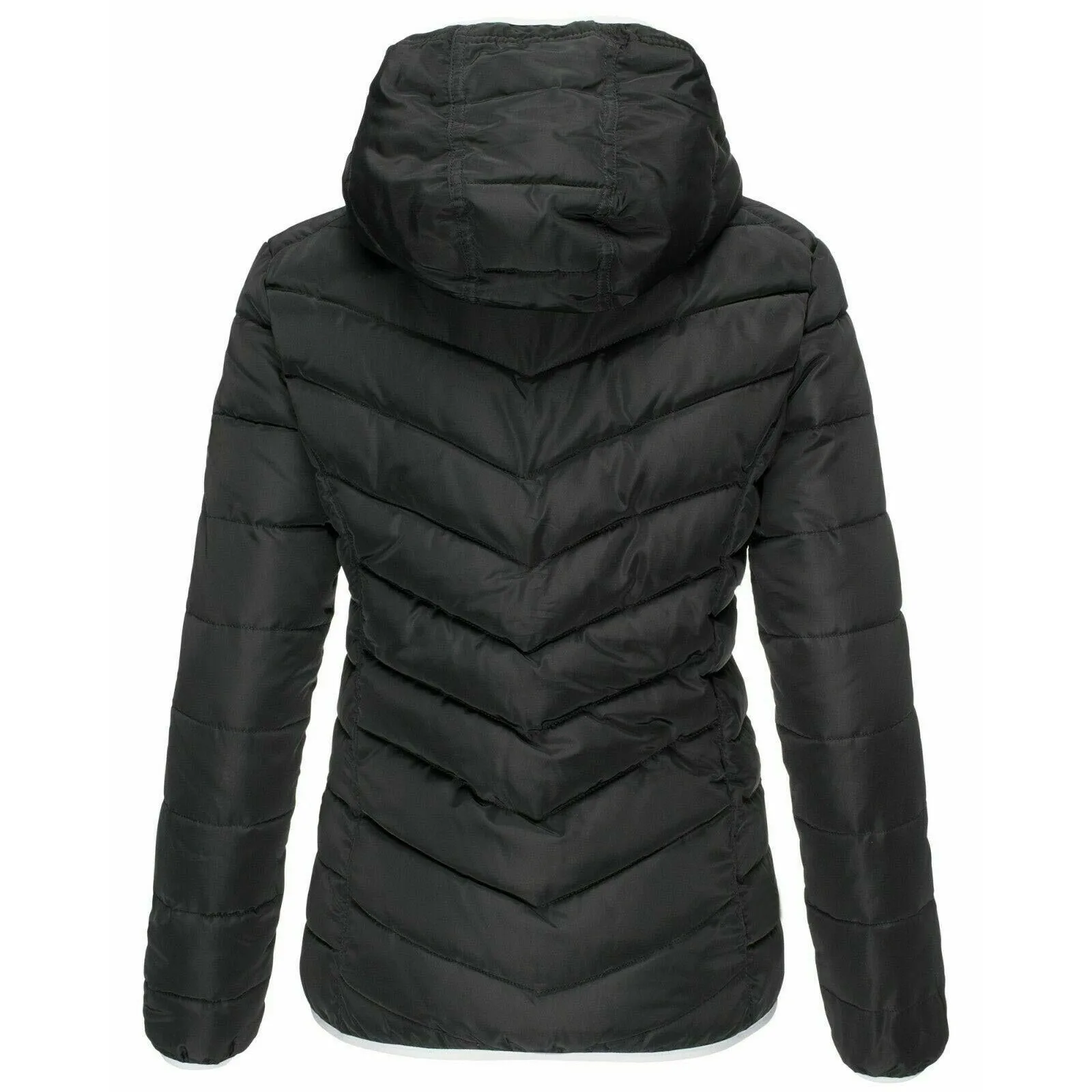 Куртка женская Вельветовая короткая однотонная с капюшоном х/б | Женская одежда