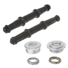 Велосипедный вал Axie Нижний Кронштейн фиксированный велосипед Кривошип квадратное отверстие Велоспорт сталь MTB подшипниковые клетки