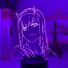 3d-лампа в стиле аниме Ночной светильник с двумя фигурками ночной Светильник для детей девочек Декор для спальни подарок манга ночной Светильник любимый в Франции