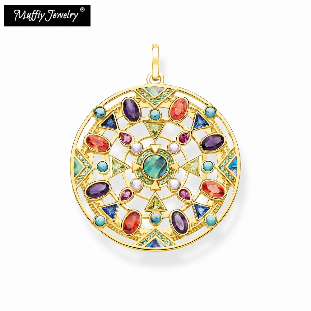 Кулон с золотым амулетом ювелирное изделие в европейском стиле для женщин