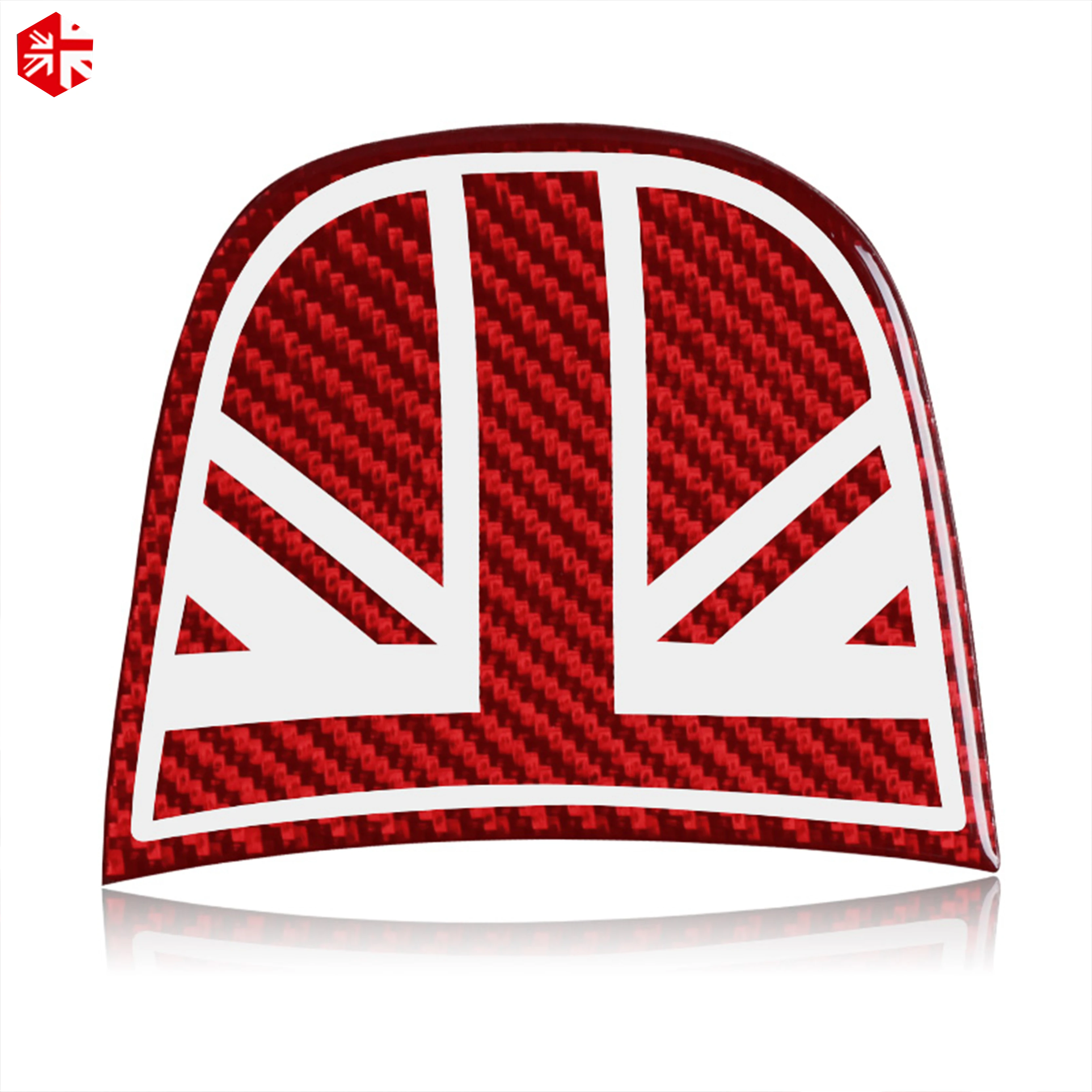 

For MINI Cooper Countryman F60 Carbon Fiber Car Accessories Interior Reading Light Control Plane Auto Sticker Cover Decoration