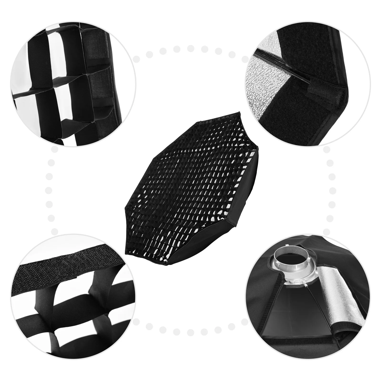 

140cm Photography Accessories Softbox with Bowens Mount Removeable Diffuser Honeycomb Bag Photo Studio Speedlight Video Light