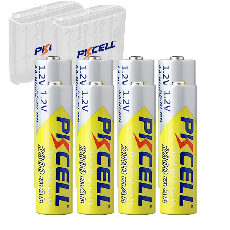 Фото Аккумуляторные батареи PKCELL 1 2 в 2600 ~ 2800 мАч 4/8/12 шт. | Электроника