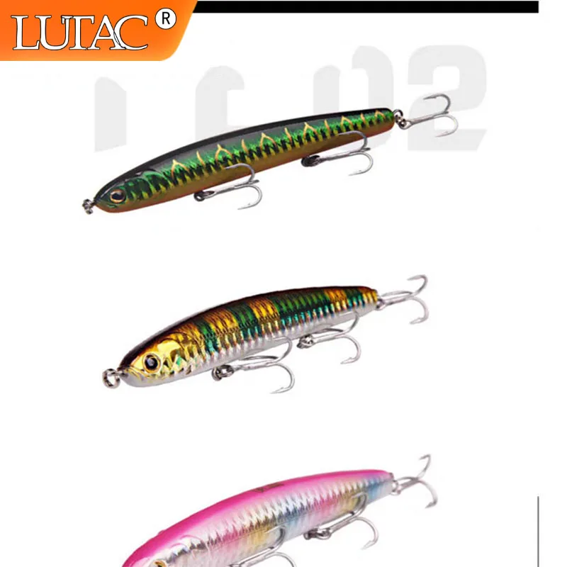 

Lutac pencil fishing lures pesca sinking wobblers Swinbait 110mm 20g VMC Artificial Tackle