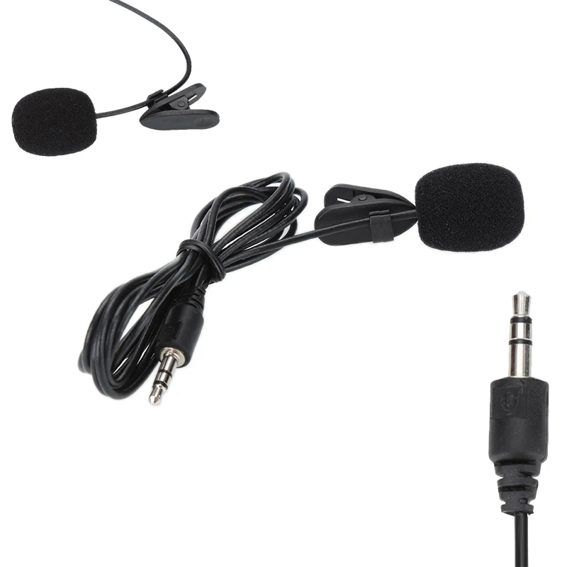 Прищепка для микрофона воротник записи на мобильный телефон ПК разъем 3 5 мм