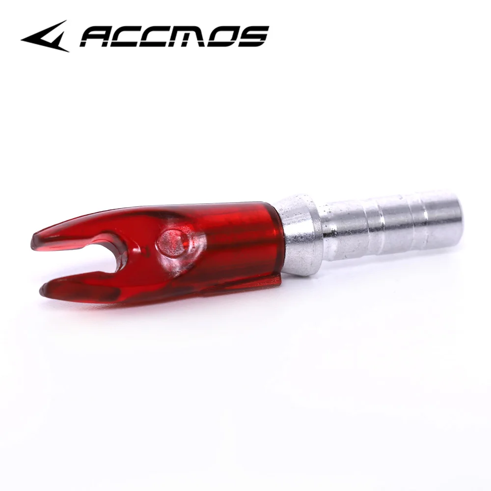 12 шт. стрелка PinNock + алюминиевая Nock Pin для ID 4 2 мм 6 держатель стрелы аксессуары