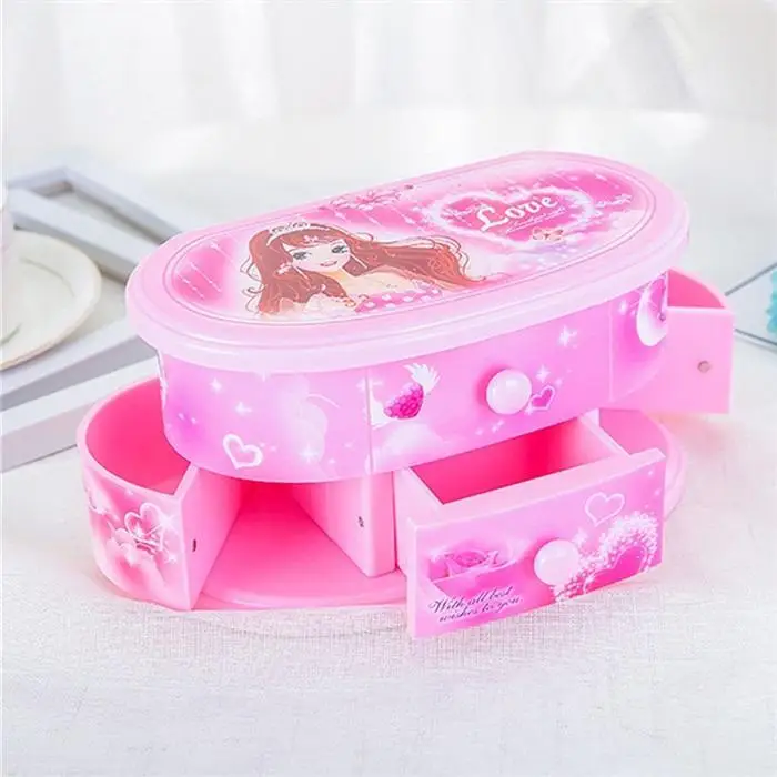 Музыкальная шкатулка Танцующая балерина Шкатулка чехол для хранения с зеркалом