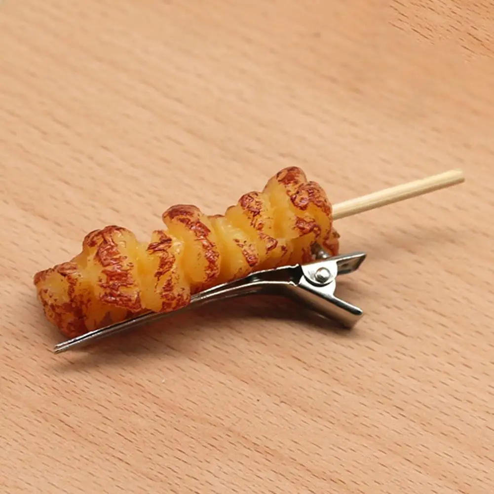 

Compact Novel Fish Balls Simulation Food Hairpins Accessory Simulation Food Hairpins Clear Texture for Female