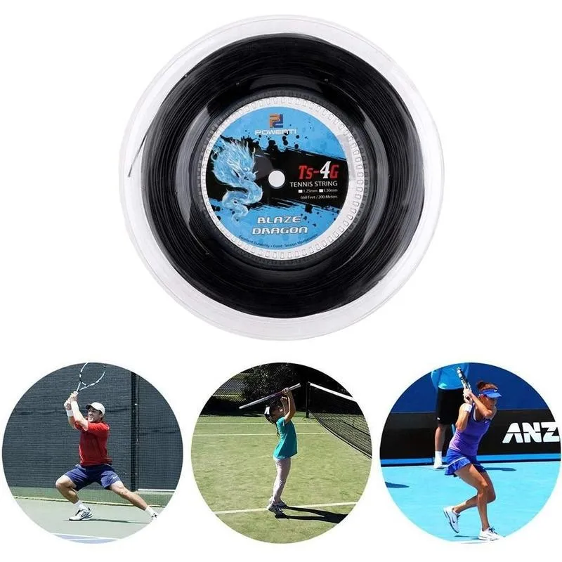 

Tennis String 4G Polyester Training Racket String 200M Sport Reel N7X8