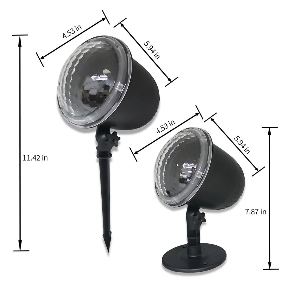 Светодиодный светильник на тему Хэллоуина Рождественский проектор наружная