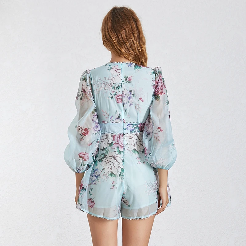 Женский Повседневный Комбинезон TWOTWINSTYLE с треугольным вырезом и