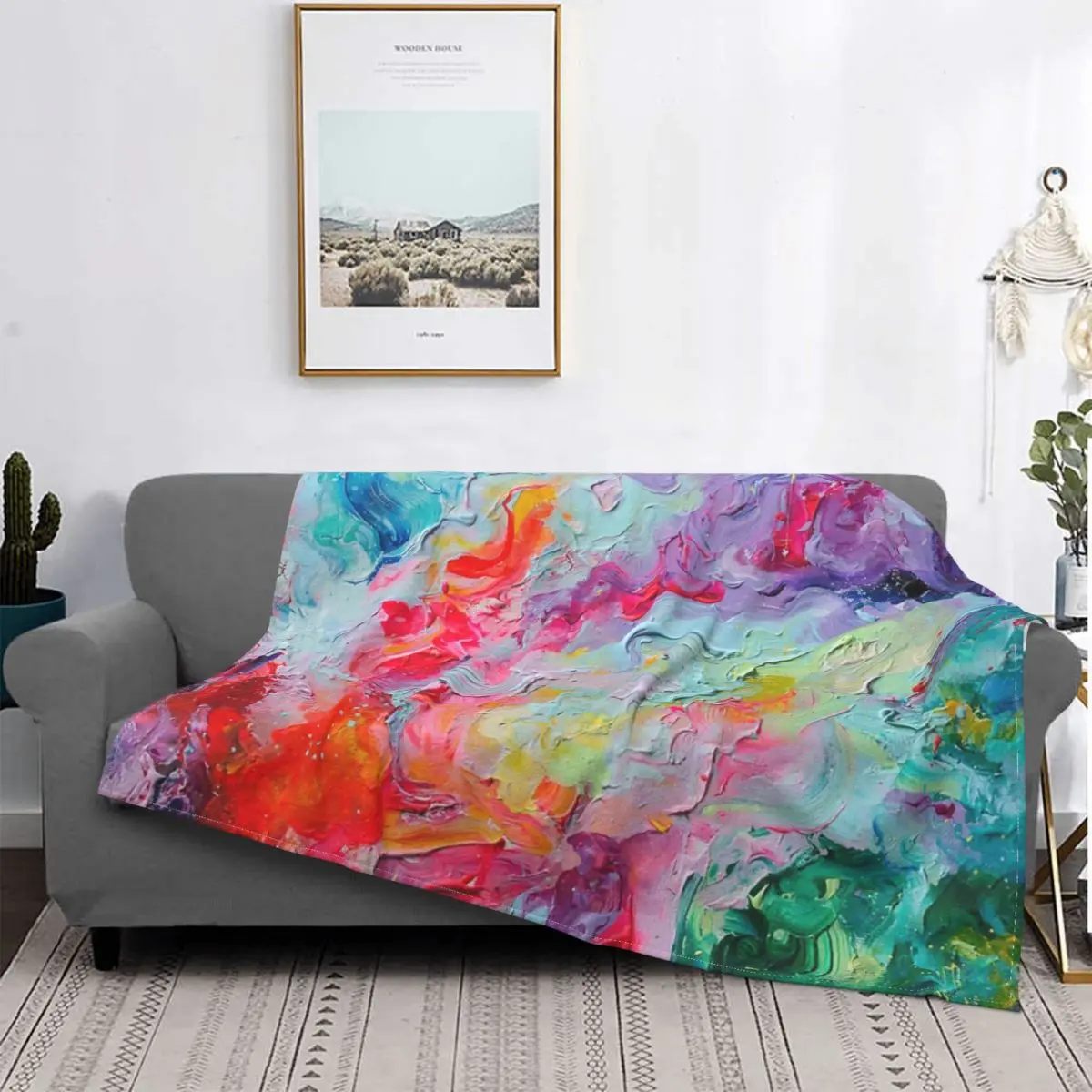 

Одеяло-абстракция элементов спектра, покрывало для кровати, плед, диван, пляжное полотенце, тепловое одеяло, домашний текстиль, роскошное