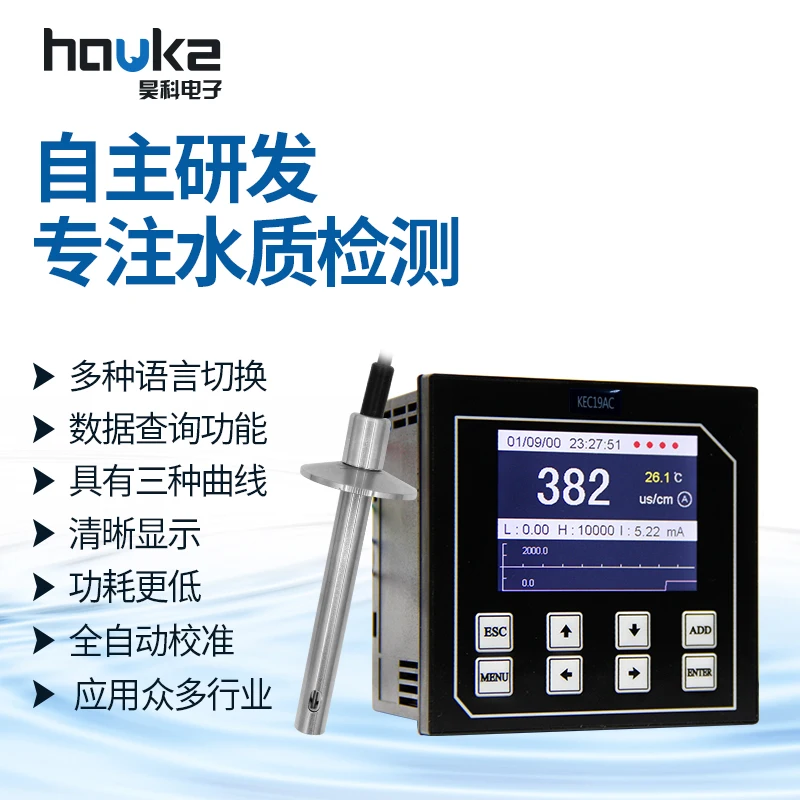 

Online EC Detector Industrial Online Conductivity Meter Conductivity Meter High Precision Conductivity TDS
