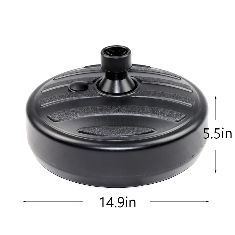 

Umbrella Base Water Filled Stand Market Patio Outdoor Heavy Duty Umbrella Holder Suitable For Terrace Garden Outdoor LX0C