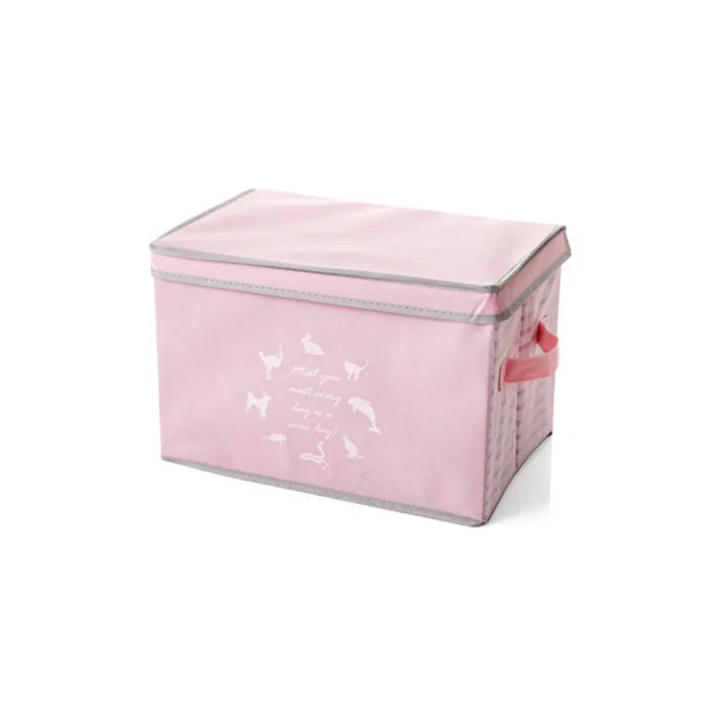 

High Capacity Cosmetic Makeup Container Multifunction Toy Storage Tools 1 Pcs Clothing Storage Box Folding Sundries Organizer