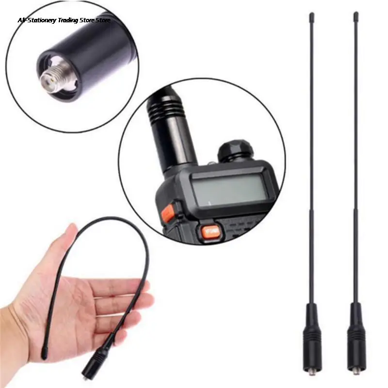 37 5 см Φ SMA-Женская Двухдиапазонная 10 Вт антенна для Baofeng UV5R NA-771 SAUS | Мобильные