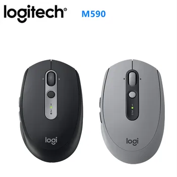 Logitech Mouse M590/ M186 silent computer Mouse 1000 DPI 3 button USB 2.4GHz receiving Wireless Mouse, laptop Mouse office 1