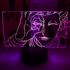 Фигурка аниме Hunter X Hunter Hisoka, 3d ночные лампы, меняющие цвет, атмосферный ночник для спальни, подарки детям на день рождения