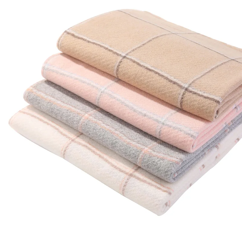 Cashmere scarf Women Plaid Scarf female winter cashmere shawl dual-use long thick warm | Wraps