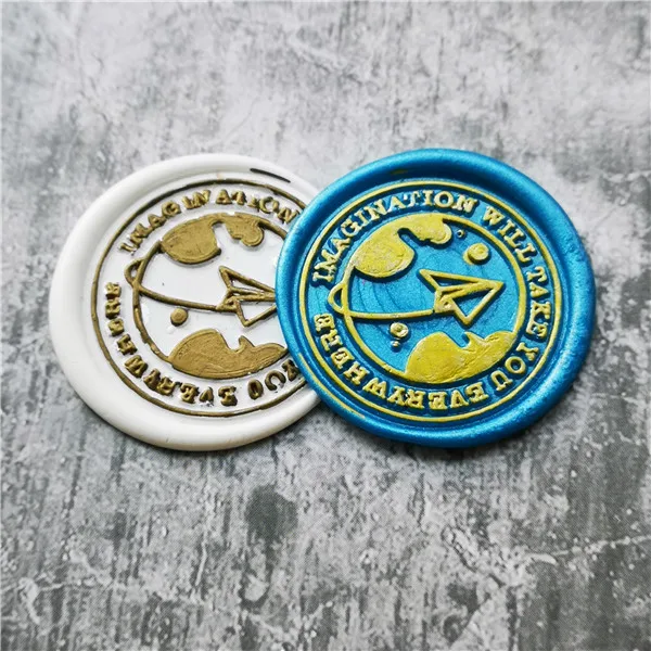 Карта путешествий мира восковая печать штамп Ретро самолета деревянная