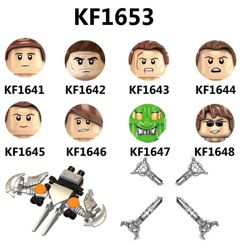 

KF6153 Hot Selling New Mini Building Blocks Movie Series Characters Bricks Action Figures Toys For Children Gifts