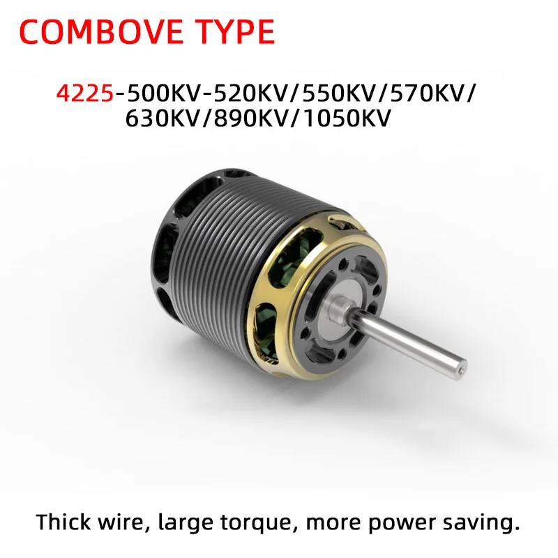 

Combove Type 4225 500 520 550 570 630 890 1050KV Brushless Motor for 550/600 Align Trex TAROT KDS A5 LOGO XL/TG520 RC Helicopter