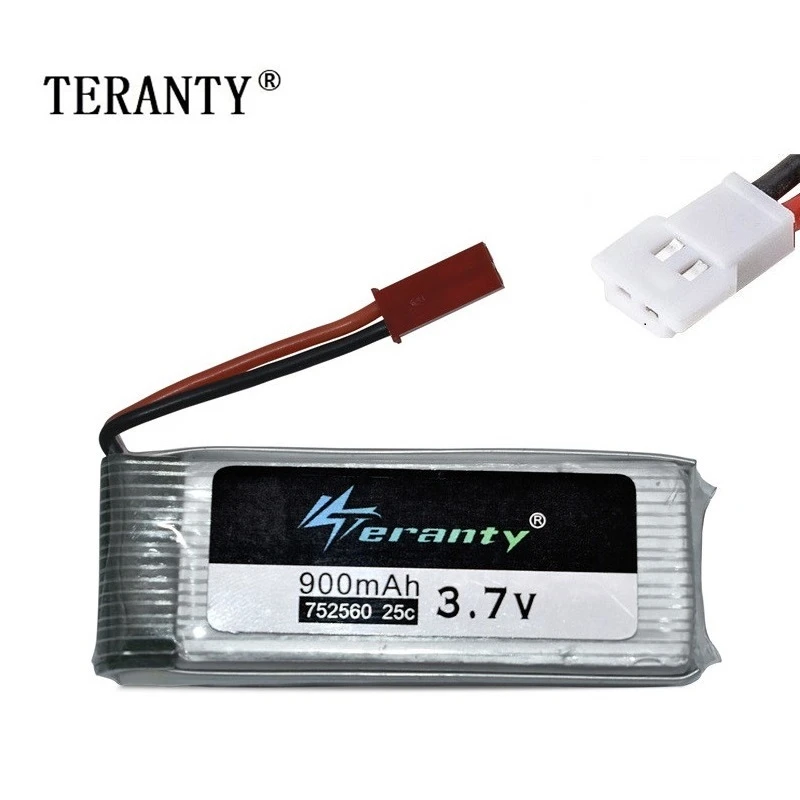 3.7V 900mah lipo Battery For X5 X5C X5SC 8807 8807W A6 A6W M68 Rc Quadcopter Spare Parts Accessories Drone battery 752560 10Pcs | Игрушки и