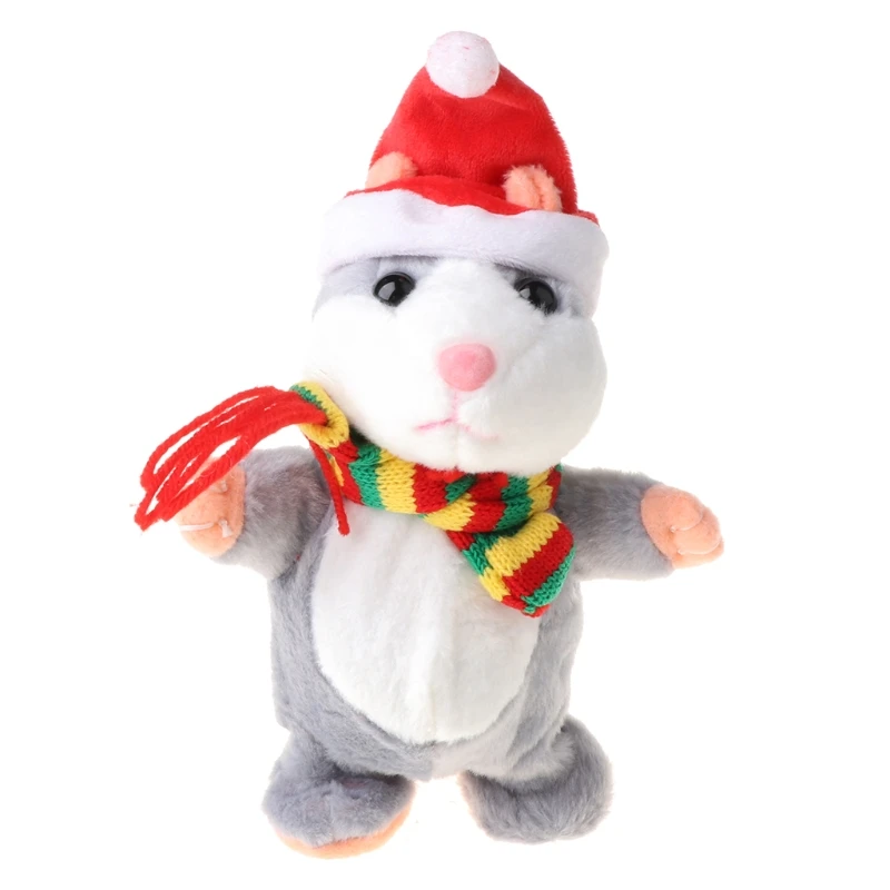 

Talking hamster repeats what you say imitating behaviors, pet plush toys, electronic mouse interactive toys for friends