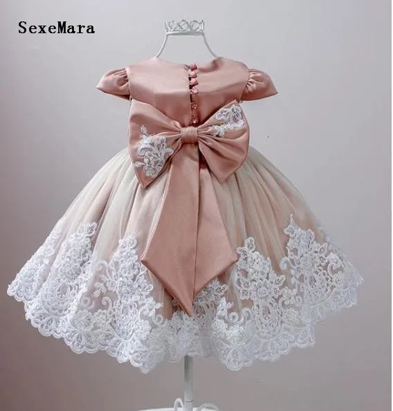 

Платья для девочек, белое кружево, на день рождения, на заказ, платье на первый день рождения